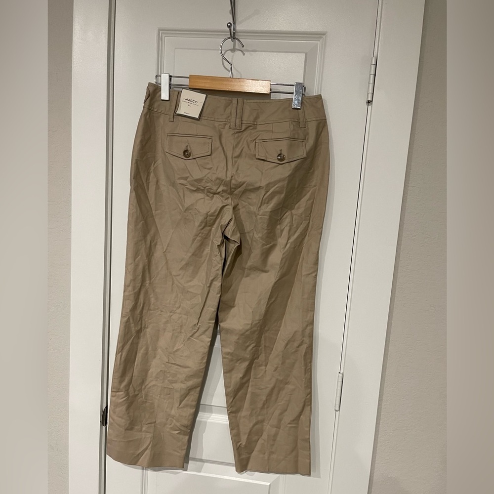 NWT Ann Taylor $88 bamboo buckle Margo stretch pant - Picture 3 of 8